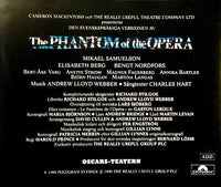 WEBBER - A L Webber ‎Phantom Of The Opera Svenska Originalinspelningen 1990 CD