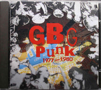 GBG Punk 1977-1980 Compilation Album CD - atonal.se