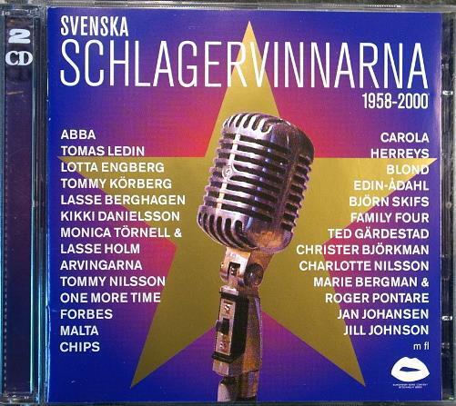 SVENSKA SCHLAGERVINNARNA 1958-2000 BMG Album 2CD