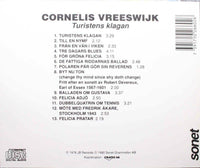VREESWIJK - CORNELIS VREESWIJK Turistens Klagan Universal Music AB 159235-2 EU 2000 13tr CD - __ATONAL__