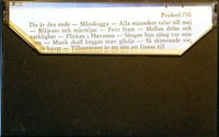 LINDFORS - LILL LINDFORS Tillbakablick Metronome ‎– MLP 15.656 1979 11tr Cassette Tape MC - __ATONAL__