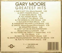 MOORE - GARY MOORE Greatest Hits Green Line CD GLP 451 EU 1990 16 trx CD - __ATONAL__