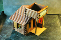 DDR GDR East Germany VERO Oehme Sohne Wild West Wood Holz Cowboy Sheriff House - __ATONAL__