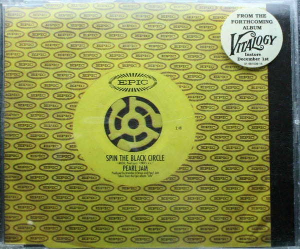 PEARL JAM Spin The Black Circle Epic – 661036 2 Austria 1994 2trx CD Single - atonal.se