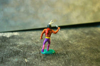 CRESCENT Swoppet WW Wild West Indian Running With Spear Purple Legs - atonal.se