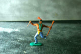 TIMPO WW Wild West Indian Running With Knife Rifle Early Body Gray Leg Red Feath - atonal.se