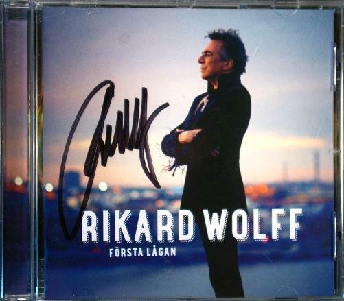 WOLF - RIKARD WOLF Forsta Lagan Första Lågan Sony Music ‎– 88883723452 2013 EU 10tr Autographed CD - atonal.se