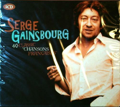 GAINSBOURG - SERGE GAINSBOURG 40 Classic Chansons Francaises Union Square Music 2015 Seal 2CD - __ATONAL__