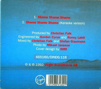 SCORUPCO - IZABELLA IZA SCORUPCO Shame Shame Shame 2tr Virgin ‎– DINDG 116 Maxi CD 1992 Digipak Single - atonal.se