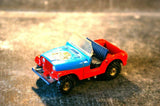 CORGI Jeep CJ 5 Die Cast Width=5cm Length=9cm Plastic Under - __ATONAL__