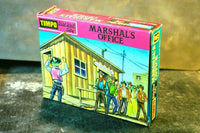 TIMPO WW Wild West Cowboy Town Building US Marshals Office Boxed - __ATONAL__