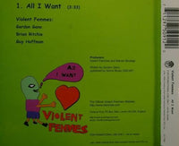 VIOLENT FEMMES All I Want Cooking Vinyl ‎FRY CD 091P UK 2000 1tr Promo CD Single - atonal.se