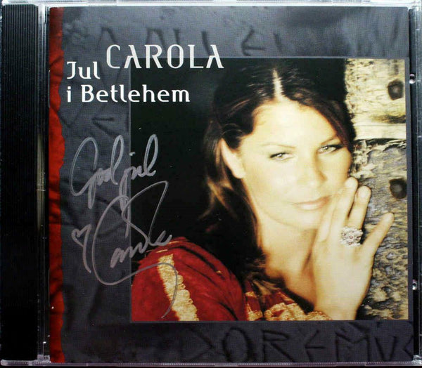 CAROLA Jul i Betlehem Kirkelig Kulturverksted ‎– FXCD 218-2 Sweden 1999 14trx CD Autographed - __ATONAL__