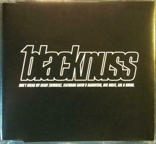 BLACKNUSS Don't Break My Heart Remixes ORANGE D-20 Sweden 1999 3tr CD Single - __ATONAL__