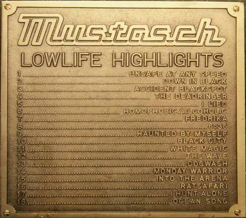 MUSTASCH Lowlife Highlights Regain Records – RR 131 EU 2008 Digipak 18trx CD - __ATONAL__