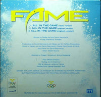 FAME All In The Game 3track Mariann ‎MLPCDS 450-1N 2005 Cardboard CD Single - atonal.se