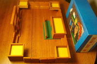 MICKI Gemla Sweden Fort Wayne 6151 Wood Wild West WW Cowboy Sturdy Pieces in Box - __ATONAL__