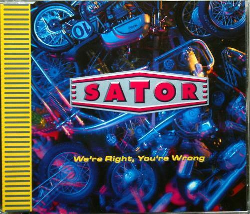 SATOR We're Right, You're Wrong WEA ‎9031-76521-2 3tr Germany 1992CD Maxi Single - __ATONAL__