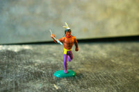 CRESCENT Swoppet WW Wild West Indian Running With Spear Purple Legs - atonal.se