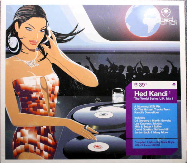 HED KANDI The World Series UK Mix 1 Digipak 2003 3CD - atonal.se