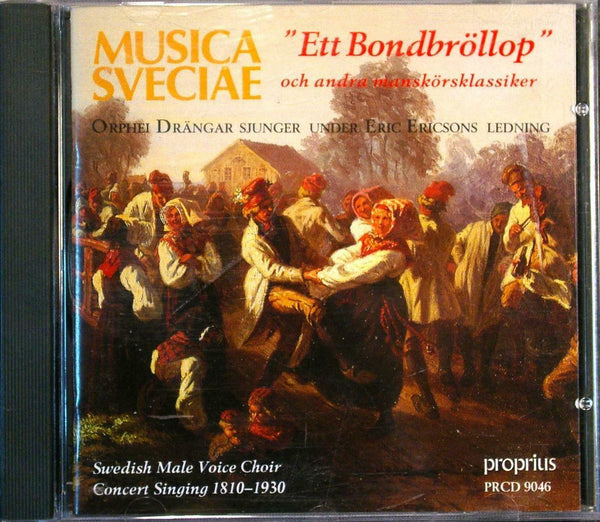 ORPHEI DRANGAR E ERICSON Ett Bondbrollop Musica Sveciae MSCD701 PRCD9046 CD - atonal.se