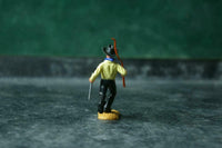 TIMPO WW Wild West Cowboy On Foot Running Worker Yellow Top Black Leg Whip Axe - atonal.se