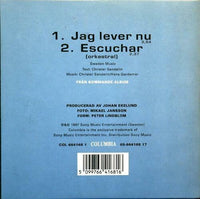 SANDELIN - CHRISTER SANDELIN Jag Lever Nu Columbia ‎– COL 664168 1 2tr Cardboard CD Single - atonal.se