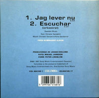 SANDELIN - CHRISTER SANDELIN Jag Lever Nu Columbia ‎– COL 664168 1 2tr Cardboard CD Single - __ATONAL__