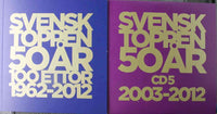 SVENSKTOPPEN 50 AR 100 Ettor 1962-2012 Sony 100trx cardboard box 2012 5CD - atonal.se
