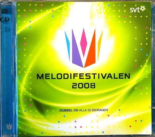 MELODIFESTIVALEN 2008 Swedish Eurovision Album 2CD