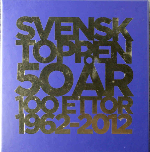 SVENSKTOPPEN 50 AR 100 Ettor 1962-2012 Sony 100trx cardboard box 2012 5CD - __ATONAL__
