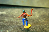 TIMPO WW Wild West Indian Stepping Blue Legs Holding Axe White Belt - __ATONAL__