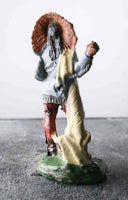 DDR GDR Plastic Bendable Rubber Gummi Wild West WW Indian Standing Smokin ~9cm G - __ATONAL__
