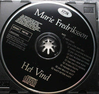 FREDRIKSSON - MARIE FREDRIKSSON Het Vind  EMI – CDP 7467192 Holland 1987 11trx CD - __ATONAL__