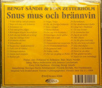 SÄNDH ZETTERHOLM - BENGT SANDH FINN ZETTERHOLM Snus Mus & Brannvin SNCD 014 2008 41tr Sealed CD - __ATONAL__