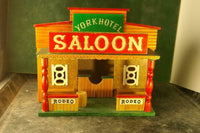 DDR GDR East Germany VERO Demusa WW Wild West Cowboy Town House York Hotel Saloon B - __ATONAL__