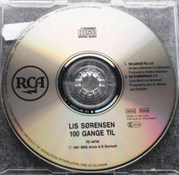 SÖRENSEN - LIS SORENSEN 100 Gange Til RCA Germany 1991 CD Single - __ATONAL__