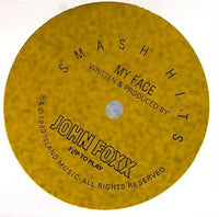 FOXX - JOHN FOXX ULTRAVOX My Face Smash Hits Flexi Disc Virgin 1980 One Track Yellow - __ATONAL__